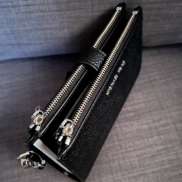 NWT MICHAEL KORS DOUBLE ZIP WRISTLET WALLET 8 IPHONE CASE - Picture 5 of 8